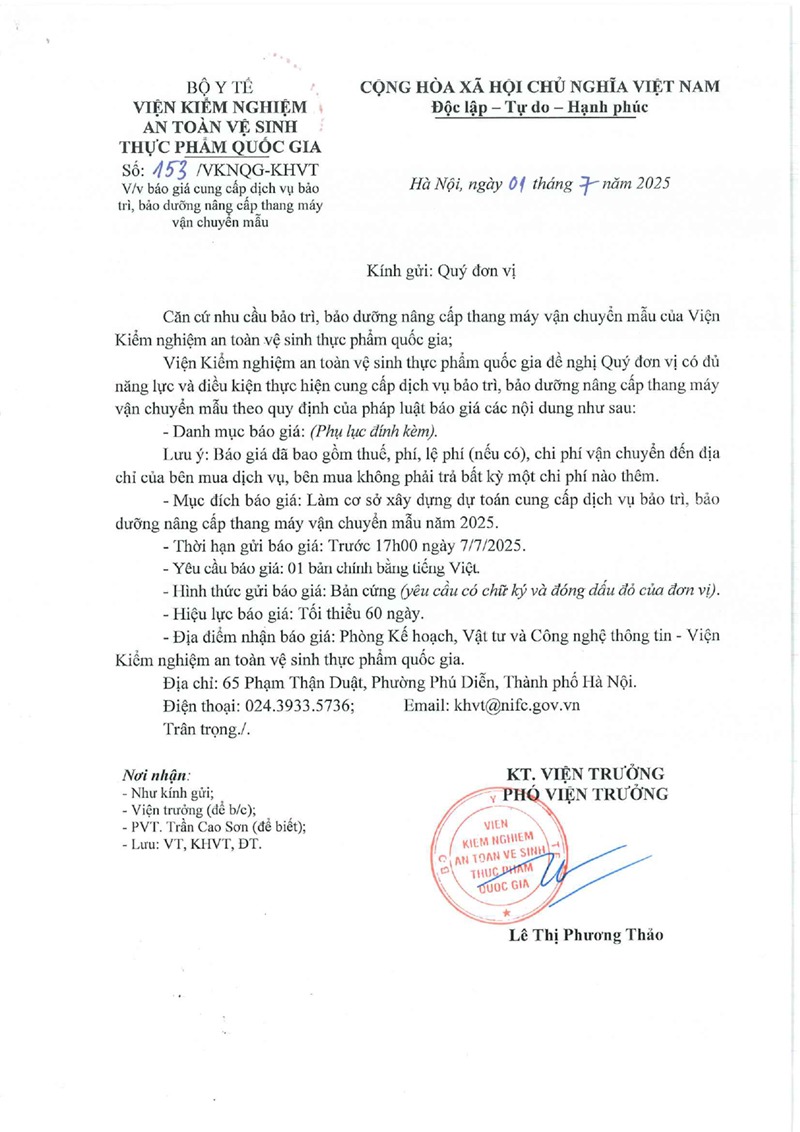 Công văn báo giá thang mẫu-1